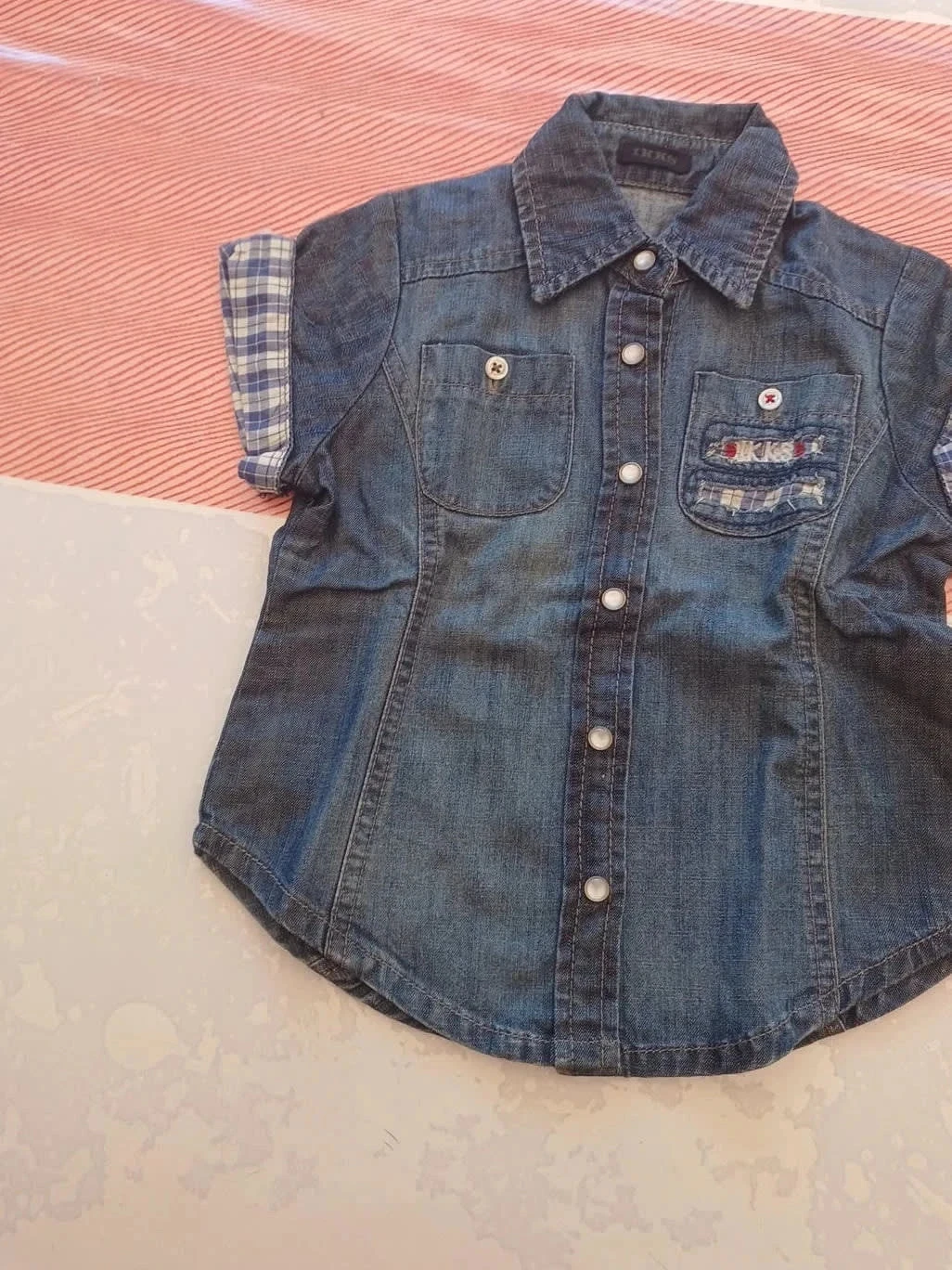 Camisa Jeans IKKS 2 anos – photo 2